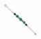 AN ART DECO EMERALD, DIAMOND AND NATURAL