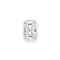 AN UNMOUNTED RECTANGULAR-CUT DIAMOND  