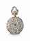 Swiss. A Miniature 18k Gold, Diamond, and