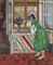 Jeune fille à la mauresque, robe verte  