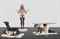 Hatstand, Table and Chair  (i)