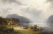 Fishing in an Alpine Lake  