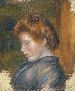 Tête de jeune femme  