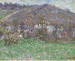 Le hameau de Falaise; paysage d'hiver  
