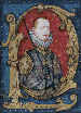 [CARTA EXECUTORIA, MANUSCRIPT--SPANISH]. PHILIP III, King of Spain (1578-1621). Carta executoria de Hidalguia, in favor of Bartolome Biancho, in Spanish. ILLUMINATED MANUSCRIPT ON VELLUM. Granada, 12 February 1605.