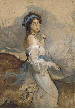 Preparatory sketch of Viscountess Castlereagh, later Marchioness of Londonderry 
