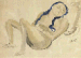 Reclining female nude  