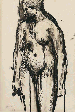 Standing female nude  
