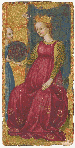 Carte de Tarot: La Reine des Deniers  