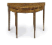 A GEORGE III MAHOGANY CARD-TABLE  