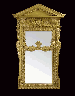 A PAIR OF GEORGE II GILTWOOD PIER GLASSES  