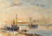 An incomplete album of watercolours and drawings by or after William Leighton Leitch, Sir William Boxall, H. Boddington, J. Burgess, Sir Henry Webb and others including: Hasta mas ver!; Love's Exchange; Dunbarton; Abbey ruins (illustrated); Shipping at sunset (illustrated); Mending the nets; Miss Nightingale's ward; A revolution in the state of affairs; A tar; Illustrations to the military experiences of Jolly Green; and The experiences of a German maid; some signed, variously inscribed and one dated 1830 album; 11 x 16 in. (27.9 x 40.7 cm.) overall  