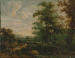 Travelers on a path  