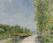 Sur le bord du canal du Loing  