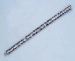 A DIAMOND AND SAPPHIRE LINE BRACELET  