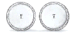 A PAIR OF GEORGE V SILVER SALVERS  
