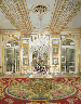 A TUFTED SAVONNERIE STYLE CARPET  