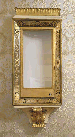 A PAIR OF WHITE PAINTED AND GILT VITRINES  