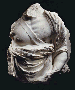 A HELLENISTIC MARBLE MALE TORSO FROM A RELIEF  