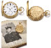 Army & Navy. A fine, unusual and historically interesting 18K gold hunter case two train minute repeating grande and petite sonnerie keyless lever clock watch 