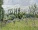 Prairie à Eragny, temps gris  
