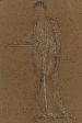 Draped Figure, Standing  