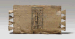 AN EGYPTIAN INSCRIBED SANDALWOOD BOX PANEL  