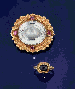 A 16TH CENTURY GOLD, GARNET AND ENAMEL RING  