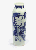 A Chinese blue and white sleeve vase, Transitional 
