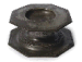 AN ENGLISH PEWTER OCTAGONAL MASTER SALT  