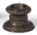AN ENGLISH PEWTER CAPSTAN SALT  