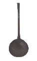 AN ENGLISH ROUND BOWL PEWTER SPOON  