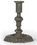 AN ENGLISH PEWTER CANDLESTICK  