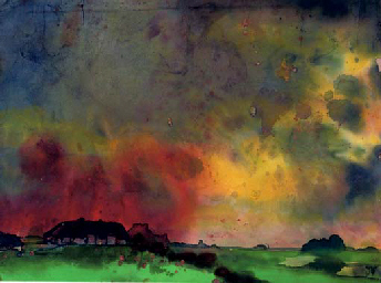 emil nolde 1867 1956 marschlandschaft mit einem essay in english