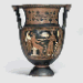 AN APULIAN RED FIGURE COLUMN KRATER ATTRIBUTED TO THE TRIESTE OWL GROUP 