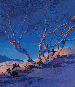 White Birches: Winter  