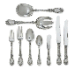 A SILVER FLATWARE SERVICE  