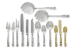 AN EXTENSIVE SILVER AND SILVER-GILT FLATWARE SERVICE**  