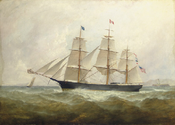 What Is The Sales Tax In New York >> William Howard Yorke (British, 1847-1921) , The American clipper ship Susan Howland passing a ... What Is The Sales Tax In New York >> William Howard Yorke (British, 1847-1921) , The American clipper ship Susan Howland passing a ...
