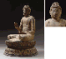 A Wood Seated Figure of Yakushi Nyorai (Bhaisajyaguru)  