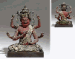 A Wood Figure Of Aizen Myo-o (Ragaraja)  
