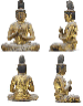 A Highly Important Wood Sculpture of Dainichi Nyorai (Mahavairocana) 