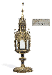 A GILT-COPPER AND ENAMEL MONSTRANCE  