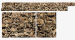 A LARGE LATE UMAYYAD OR EARLY TAIFA CARVED AND PAINTED WOODEN BEAM  