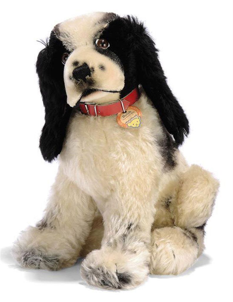 steiff white dog
