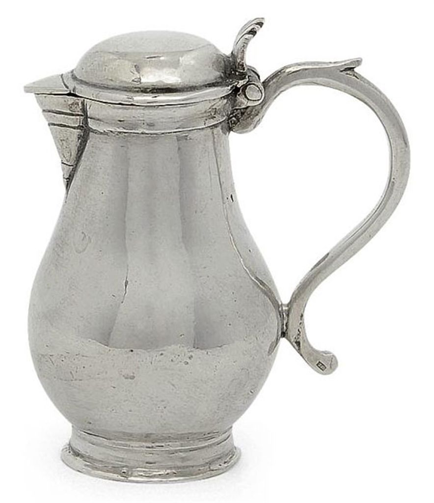 A DUTCH SILVER MINIATURE TOY JUG , MARK OF JAN BONKET, AMSTERDAM, 1774