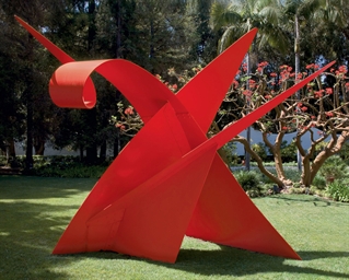 alexander calder 1898 1976 red curlicue christie 39 s work estimate form