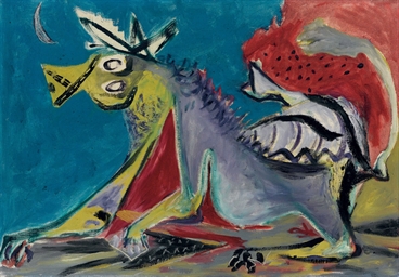 jackson pollock animals and figures