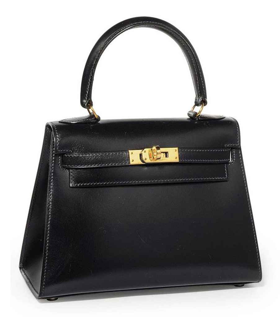 hermes mini kelly bag price A NAVY BOX CALF 'MINI KELLY' BAG , HERMÈS, 1989 | Christie's