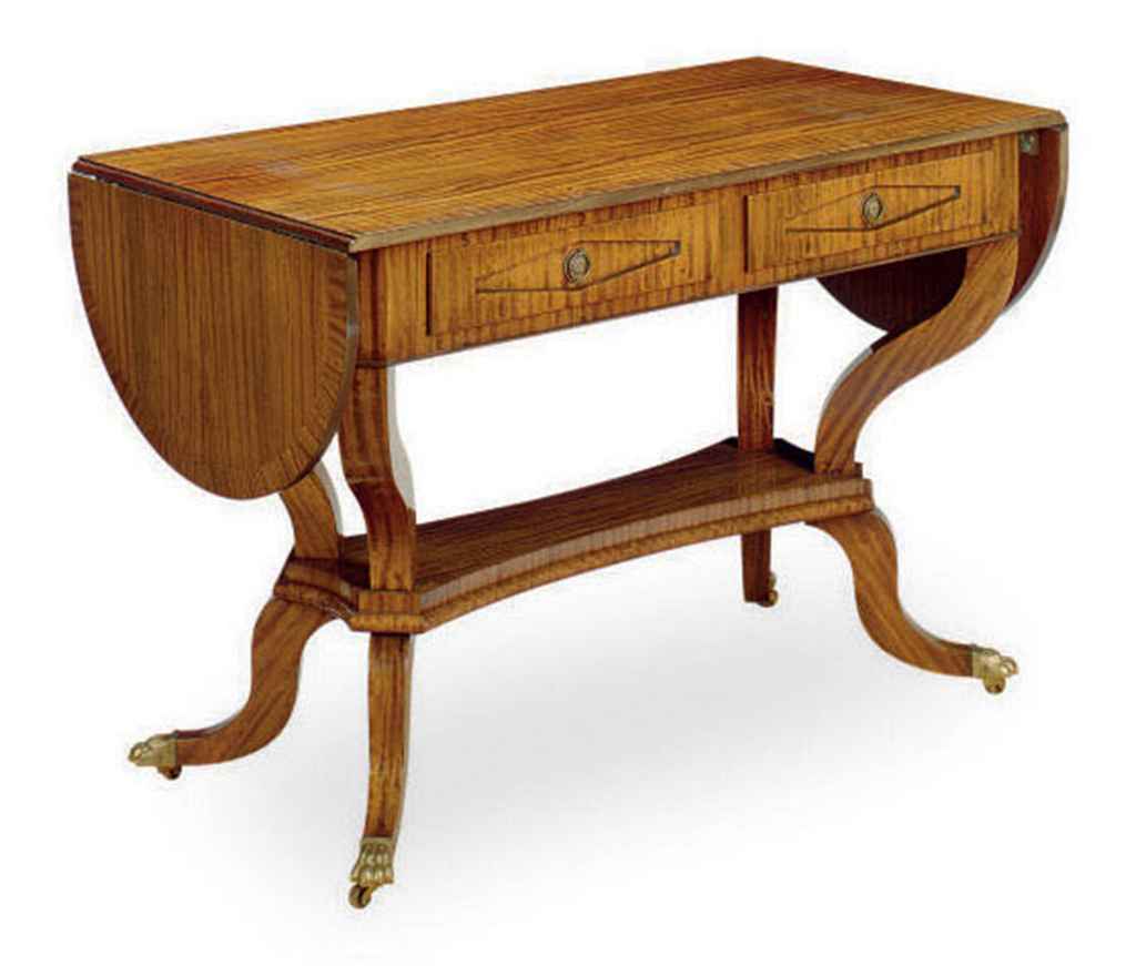 A MAHOGANY DROPLEAF SOFA TABLE, , LATE 20TH CENTURY Christie's